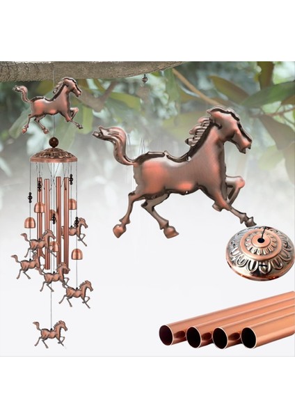 Rüzgar Çanları Retro Mobil Rüzgar Çiğneme Ev Bahçesi Kapalı Açık Veranda Avlu Dekor Pegasus (Yurt Dışından) modelleri