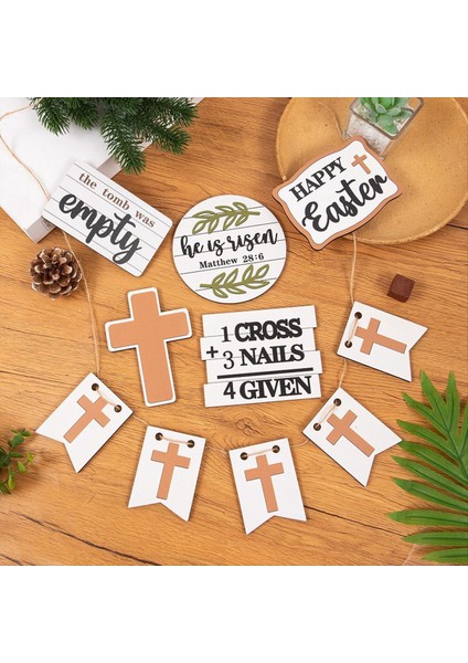 Paskalya Terozlu Tepsi Dekorasyon Seti Beyaz Güvercin Masa Üstü Ahşap Zanaat 2024 Tatil Partisi Malzemeleri Ev Masaüstü Dekoru (Yurt Dışından) fiyatları