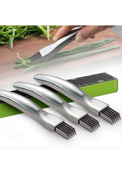 Dilimleme bıçağı, paslanmaz çelik yeşil soğan bıçağı, mutfak sebze bıçağı, ev çok fonksiyonlu gıda dilimleyici gadget (Yurt Dışından) fiyatları