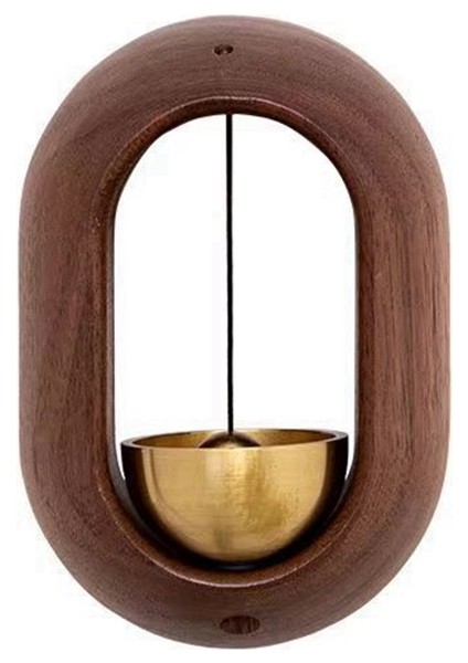 Pirinç Dopamin Rüzgar Çiğneme Yatak Odası Kolye Kapı Zili Yaz ve Rüzgar Süsleri Kapı Zili Emme Kapısı Bakır Çan Kolye (Yurt Dışından)