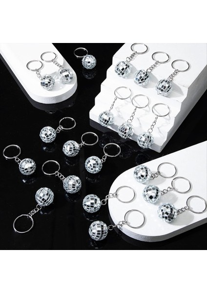 50PCS Mini Disko Top Anahtarlık, Ayna Disko Topu Toplu Anahtarlık Partisi 70&#39;lerin 80&#39;ler Için Disko Parti Malzemeleri (Yurt Dışından) modelleri