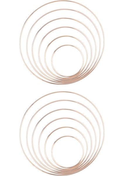 12 Pcs 6 Boyutlar Altın Rüya Catcher Metal Yüzük Çiçek Çember Çelenk Makrome Kreasyonlar Dıy El Sanatları Için Yüzük (Yurt Dışından) fiyatları