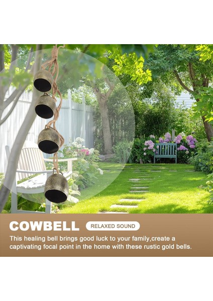 Elde Taşınır Çan Metal Metal Vintage Inekbell, Noel Zili, Asma Inek Çan Süslemeleri (Yurt Dışından) fırsatları