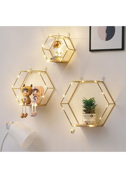 Altıgen Yüzen Çerçeve Duvar Dekorasyonu Duvar Monte Depolama Rafı Jiazi Ev Mobilyası Dekorasyon Sanatı (Yurt Dışından) modelleri