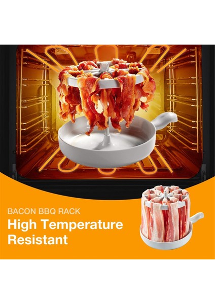 Mikrodalga Pastırma Ocak Hızlı Pişirme Pastırma Rafı Gres Koleksiyoncusu Mutfak Gadget (Yurt Dışından) modelleri