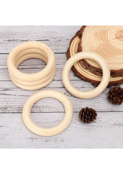 30 Paket Bitmemiş Ahşap Yüzükler Doğal 4 Inç Ahşap Zanaat Halkaları Dıy El Sanatları, Mücevher Yapımı, Makram ve Ev Dekorasyonu Için (Yurt Dışından) fırsatları