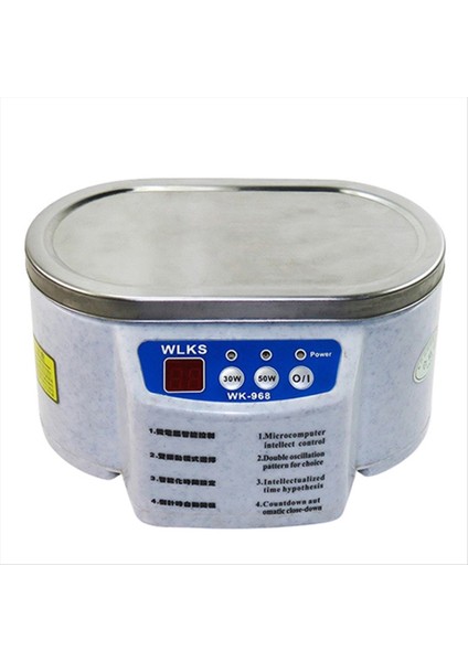 Takı Parçaları Için Ultrasonik Temizleyici Banyo Gözlük Manikür Taşları Kesiciler Dental Ultrason Temizleyici Makinesi Abd Fiş (Yurt Dışından)