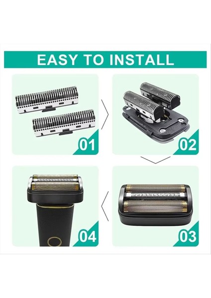 Tıraş Makinesi Yedek Folyo ve Kesici Kafası For For Andıs 17300 Etrourg Lityum Titanyum Elektrik Tıraş Alın (Yurt Dışından) fiyatları