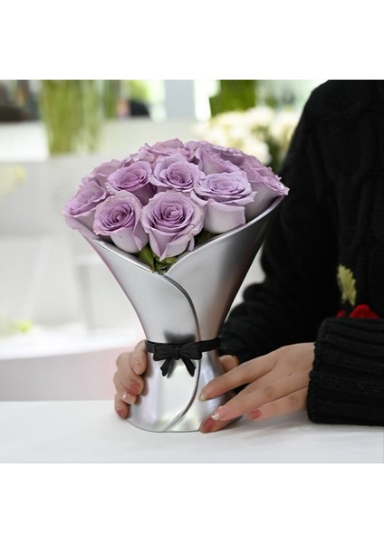 Elde Tutulan Çiçek Eşyası Kaleydoskop Çiçek Buket Düzenleme Kutusu Sanat Vazo Dekorasyon Süslemesi Ev Yatak Odası Vazo Dekoru, Bir (Yurt Dışından) fırsatları