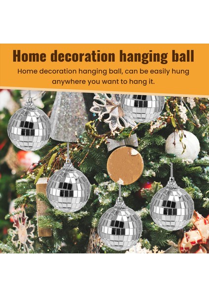 30 Adet Disko Ayna Topları 2 Inç Yansıtıcı Ayna Topu Asma Topu Noel Ağacı Parti Ev Dekorasyonları (Yurt Dışından) fırsatları