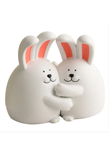 2 Çift Sarılmak Tavşan Kitapçı Tavşan Kitap Standı Hazırlanmış Kitap Uçları Kitapçıları Hayvanlar Hayvan (Yurt Dışından) fiyatları