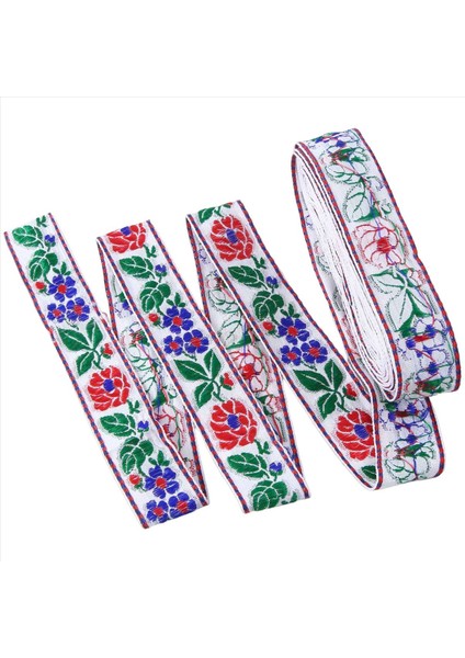 Çiçek Jakard Şerit Döşeme, Dikiş Dokuma Jakar Şerit Vintage Işlemeli Dantel Şerit Kumaş Dekor Döşeme Stili A (Yurt Dışından) modelleri