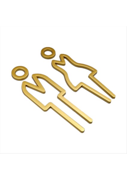 Ipuçları Tuvalet Tabağı Yıkama Odası Kapı Duvar Etiket Çıkartması Wc Banyo Tabelası Sanat Oteli Otel Ev Dekoru Altın (Yurt Dışından) fiyatları