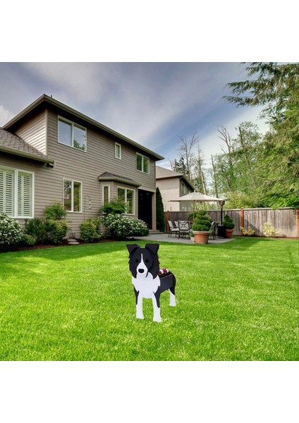 Çizgi Film Evcil Köpek Flowerpot Monte Edilebilir Köpek Saksı Pot Evcil Köpek Irkları Bahçe Potu Diy Çiçek Ekici Ev Dekor Süs, B (Yurt Dışından) fiyatları