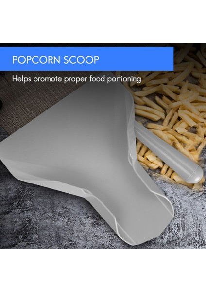 Plastik çip kepçesi patates kızartması kürek yükleyici çipi ambova kürek hunisi patlamış mısır fast food sağ kolu (Yurt Dışından) modelleri