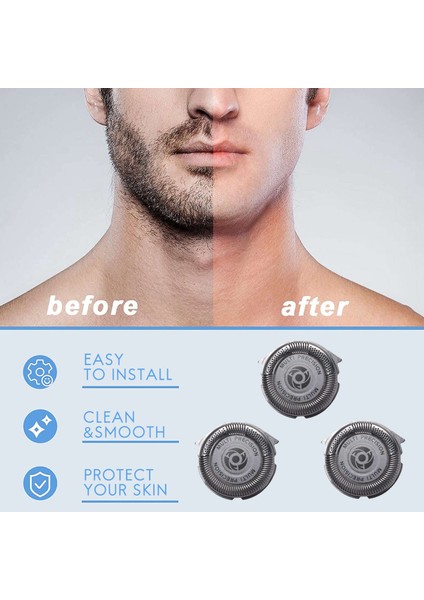 6 Paket SH50 Phılıps Norelco Serisi 5000 Seri Için Yeniden Kapsay (Yurt Dışından) fırsatları