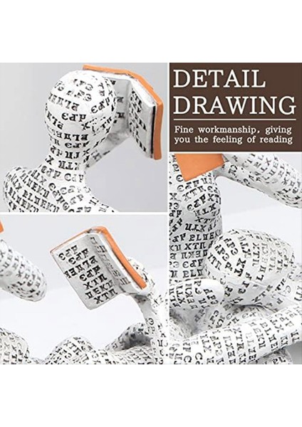 Ev Dekoru Posası Okuma Kadın Heykelcik Heykeli Heykel Odası Dekor Modern Soyut Dekorasyon Raf Masa Masası Dekor (Yurt Dışından) fiyatları