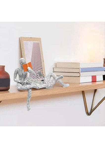 Ev Dekoru Posası Okuma Kadın Heykelcik Heykeli Heykel Odası Dekor Modern Soyut Dekorasyon Raf Masa Masası Dekor (Yurt Dışından) indirimleri