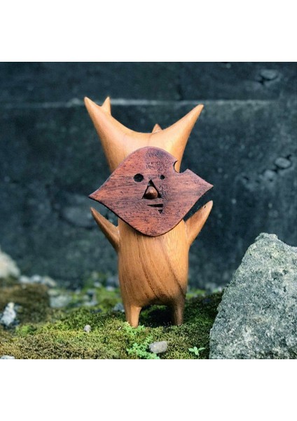 Korogu Ailesi Ahşap Tahıl El Sanatları Dekorasyonu Yeni Komik Ifade Reçine Malzeme Oyma Ev Dekor-B (Yurt Dışından) indirimleri