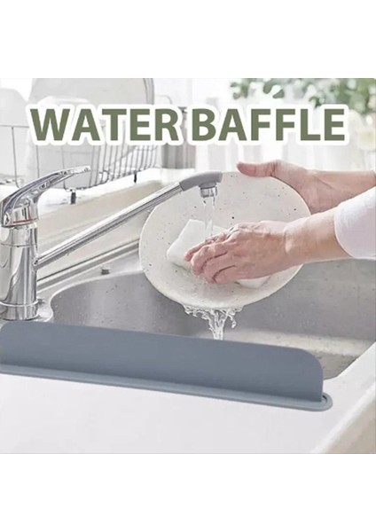 Yeniden kullanılabilir lavabo sıçrama koruyucusu silikon tezgah su bölmesi su sıçramasını önleme tahtası banyo mutfak aleti (Yurt Dışından) modelleri