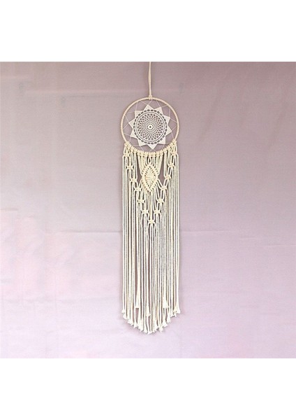 El Dokuma Dreamcatcher Circle Macrame Kiti Macrame Duvar Asma Malzemeleri Zanaat Makramı Duvar Asma Malzemeleri (Yurt Dışından) indirimleri