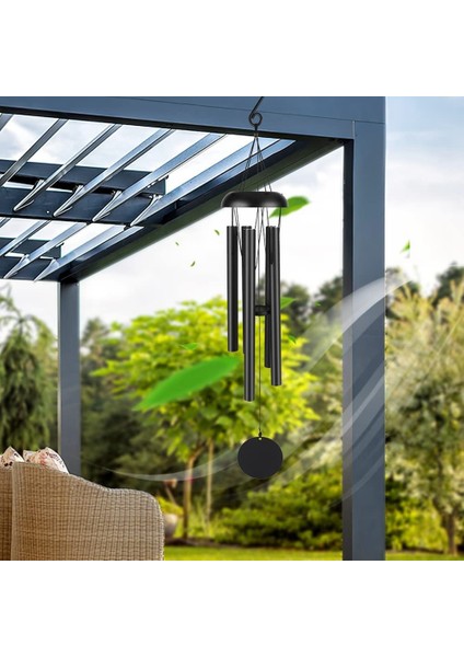 Retro Metal Rüzgar Çanları Alüminyum Tüp Müzik Rüzgar Zil Süsleri Oda Dekorasyon Kreş Dekorasyon Asma Dekorasyonlar (Yurt Dışından) modelleri