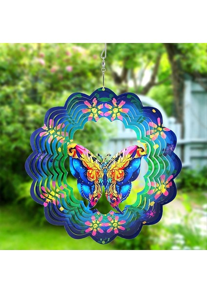 Rüzgar Spinners Açık, Asılı Kelebek Açık Rüzgar Spinner, Metal Rüzgar Spinnerları Veranda Sanat Süslemeleri (Yurt Dışından) fırsatları