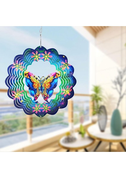Rüzgar Spinners Açık, Asılı Kelebek Açık Rüzgar Spinner, Metal Rüzgar Spinnerları Veranda Sanat Süslemeleri (Yurt Dışından) indirimleri