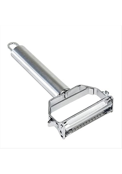 Paslanmaz çelik çift bıçak sebze soyucu - Ticari sınıf Julienne kesici, dilimleyici, parçalayıcı, kazıyıcı meyve, patates (Yurt Dışından)