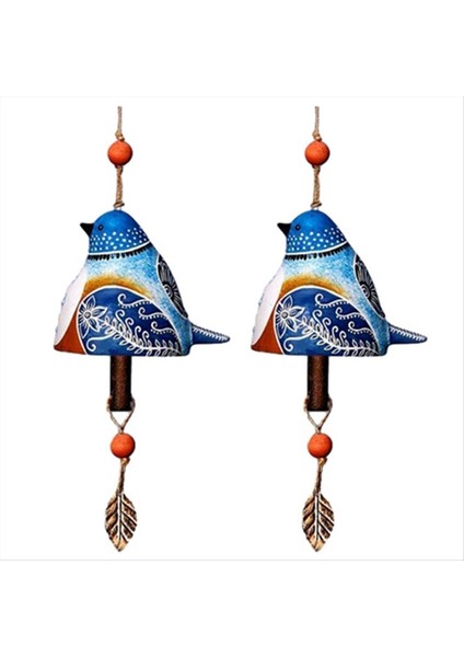 Kuş Şarkısı Bell, Kuş Şarkısı Bell Rüzgar Zil, Kuş Şarkısı Bell Bahçesi Dekorasyonu, Asma Rüzgar Çamlası, Rüzgar Çamırı Mavi (Yurt Dışından)