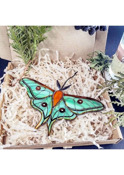 Lekeli Kelebek Güneş Catcher Leke Cam Pencere Asma Asma Kelebekler Sun Catcher Araba Kelebek Dekorasyonları B (Yurt Dışından) modelleri