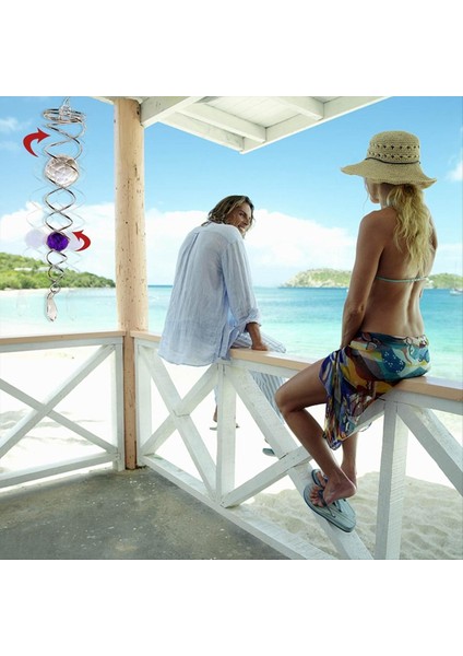 Kırmızı Bakan Top Spiral Kuyruk Rüzgar Spinner Stabilizatör, Dekoratif Spiral, Spiral Rüzgar Spinner, Bahçe Dekorasyonu (Yurt Dışından) fiyatları