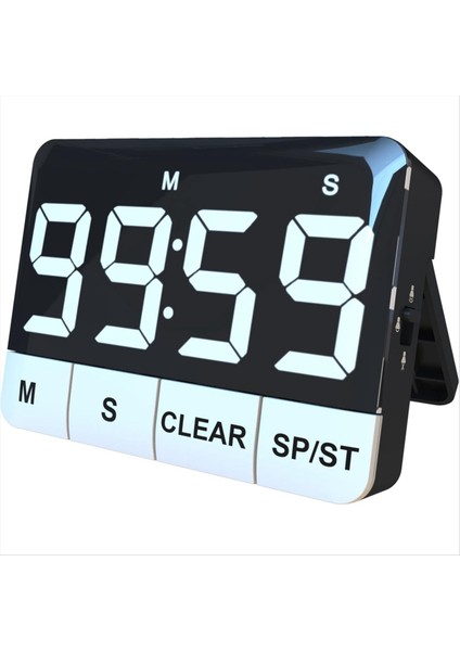 Mutfak Zamanlayıcısı, 120db LED ekranlı 120db yüksek sesle dijital mutfak zamanlayıcı geri sayımı, Count Up Countdown Manyetik Sayım Zamanlayıcısı (Yurt Dışından)