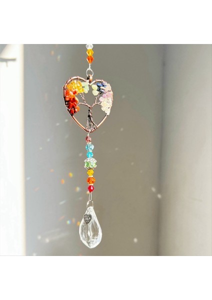 Güneş Yakalayıcı Kolye, Ev ve Bahçelerde Asma Süslemeler Için Kalp ve Yaprak Tasarımı A (Yurt Dışından) indirimleri