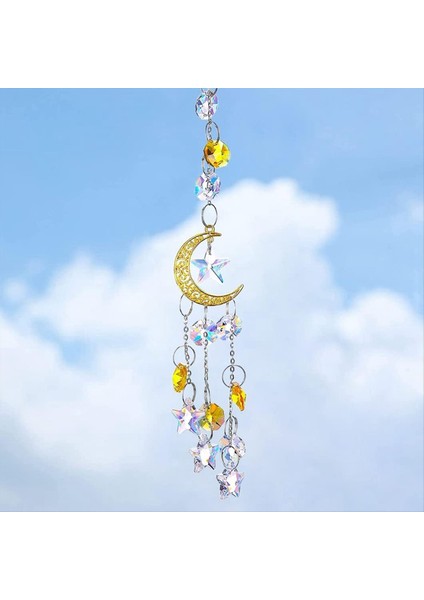 Kristal Güneş Yakalayıcı Küçük Asılı Güneş Yakalayıcı Kolye Prizma Pencere Dekorasyon Kristal Kolye Güneş Yakalayıcı Gümüş (Yurt Dışından) fiyatları