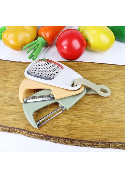 Mutfak Gadgets Set 3 Parçası, Sebze Soyucu, Julienne Peeler, Sarımsak/zencefil öğütücü, istiflenebilir pişirme araçları aksesuarları (Yurt Dışından) modelleri