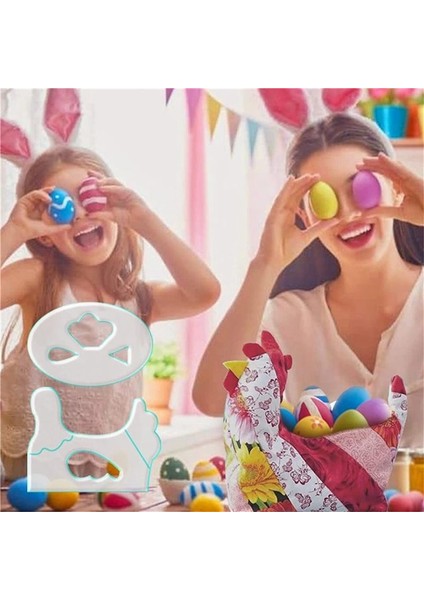 Tavuk Sepet Şablon Seti, Talimatlar ile Civciv Depolama Sepeti Şablon Kesme Cetveli, Dıy Quilting Dikiş El Sanatları, S (Yurt Dışından) indirimleri