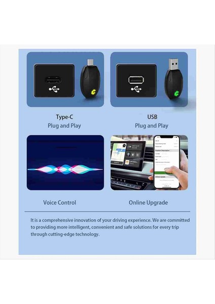 Kablosuz Carplay &amp; Android Auto Aı Box 2&#39;de 1 Mini Adaptör Fişinde Fiş ve Oynatın Dongle Fast Connect% 99 Arabalar Için (Yurt Dışından) indirimleri