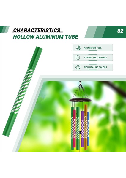 100PCS Diy Rüzgar Chim Içi Boş Rüzgar Spinnerları Dıy Alüminyum Metal Tüp Için Rüzgar Zilini Vokalize (Yurt Dışından) indirimleri