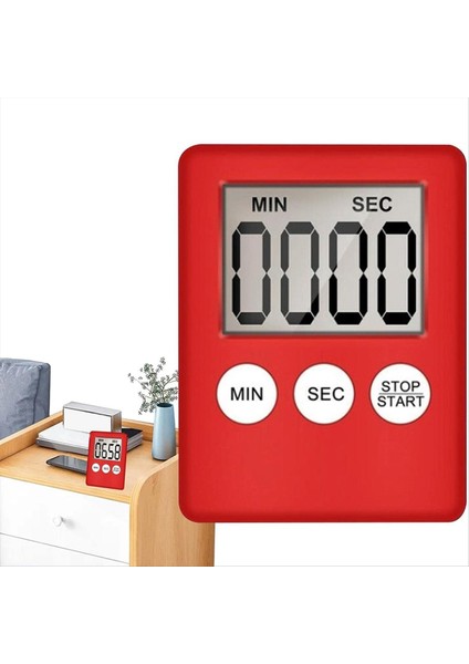 Dijital Mutfak Zamanlayıcısı, Zamanlayıcı, Yumurta Zamanlayıcı, İş için Uygun, Spor Zamanlayıcısı, Oyun, Yemek Zamanlayıcısı, 2 Paket Kırmızı (Yurt Dışından) fiyatları