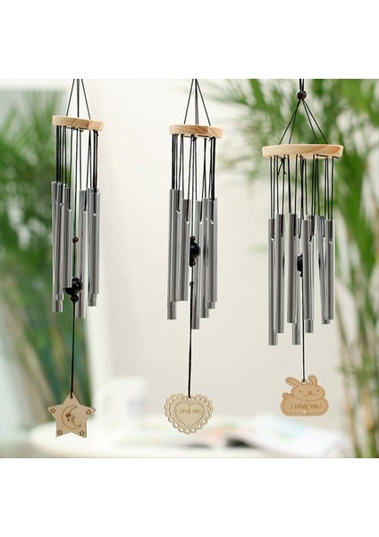 B Metal Rüzgar Çanları Av Bahçe Zili Rüzgar Çan Pencere Zil Duvar Asılı Dekorasyon Ev Dekor Ahşap Rüzgar Çan (Yurt Dışından) fırsatları