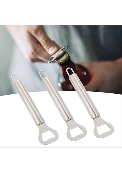 8pcs mini taşınabilir paslanmaz çelik açıcı bira şişe kapakları açıcı mutfak aksesuarları (Yurt Dışından) fırsatları
