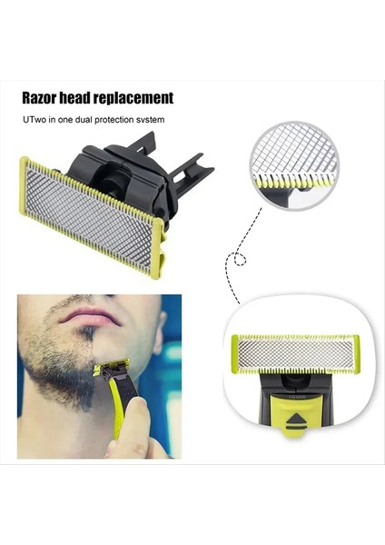 2pcs Yedek Bıçağı Philips Için Oneblade Sakal Tıraş Kafası Kesme Bıçağı Jil (Yurt Dışından) modelleri
