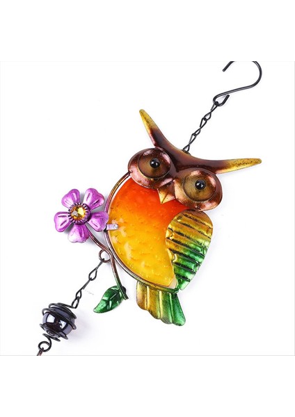 Ev Moda Dekorasyon Metal Rüzgar Chime Baykuş Rüzgar Zil Bahçesi Açık Dekorasyon Kolye Hediye Aksesuarları Araçlar C (Yurt Dışından) fiyatları