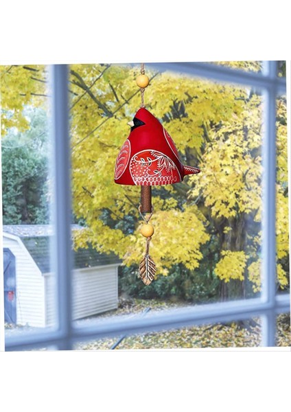 Kuş Şarkısı Bell Bahçe Dekorasyonu, Asma Rustik Rüzgar Zil, Kolye Metal Tüp Çan Kapısı Çan Kolye, Festival Hediyesi F (Yurt Dışından)