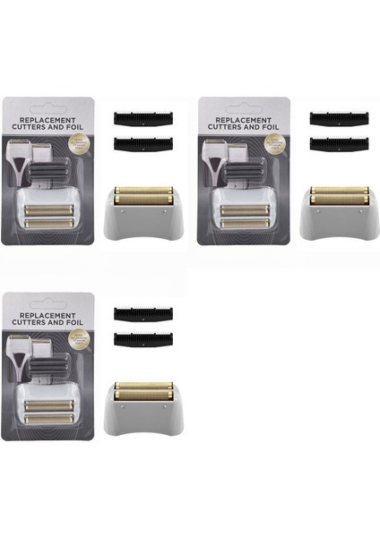 3x Tıraş Makinesi Folyo ve Kesiciler Andis 17150 17160 17200 17250 Ts-1 Ts-2 Folyo Tıraş Makinesi Erkek Elektrikli Tıraş Bıçağı (Yurt Dışından)