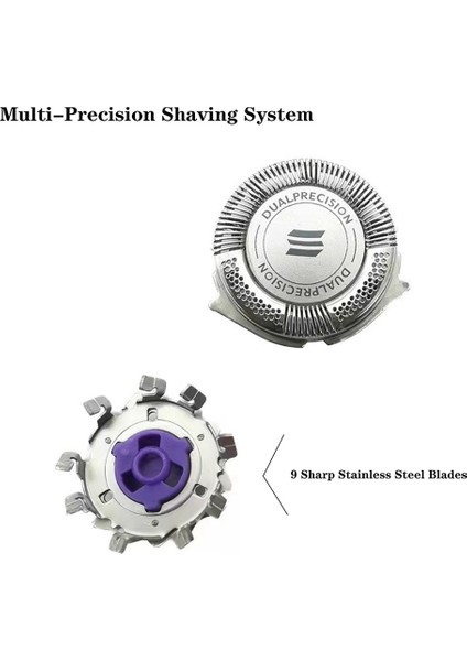 9pcs Hq8 Razor Bıçağı Yedek Tıraş Alınan Kafa Philips PT730 PT735 PT860 PT870 AT750 AT751 AT890 AT891 HQ7120 HQ7100 (Yurt Dışından) modelleri