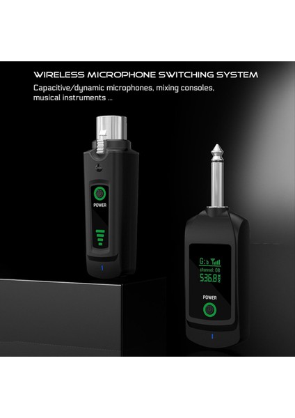 2 4g Kablosuz Mikrofon Xlr Verici Alıcı Dinamik Mikrofon Kablosuz Sistemi Için Gitar Bas Ses Mikser A (Yurt Dışından) fırsatları