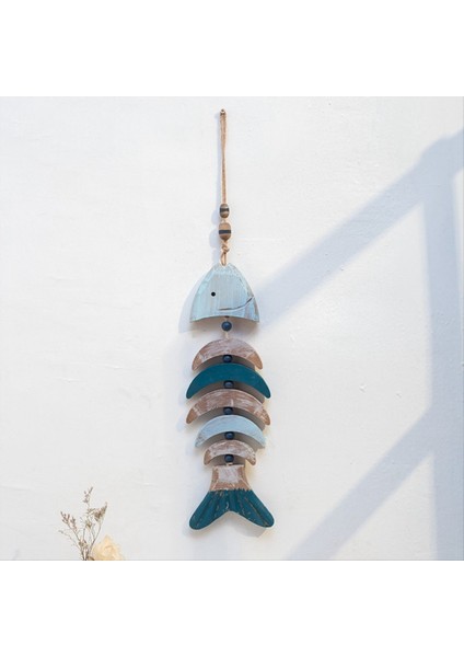 Ahşap Balık Dekor Asılı Balık El Oyma Balık Duvar Dekoru Için Deniz Teması Plaj Teması Göl Evi Asılı Süsleme A (Yurt Dışından) fiyatları
