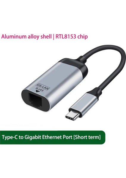 USB Tip C 3 1 RJ45 Lan Ethernet Dönüştürücü Adaptör Usbc - Win 7/8/10 Için 1000 M Gigabit Harici Kablolu Ağ (Yurt Dışından) modelleri
